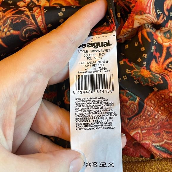 Desigual - Tan Chaq Merlin Suede Jacket - 6 - Picture 12 of 14